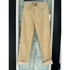 NWT Lauren Ralph Lauren Tan Corduroy Straight Pants Stretch Jeans Vintage Size 2